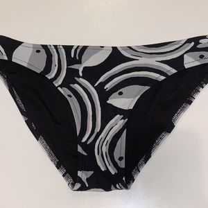 Fish Print Aerie Bikini Bottom